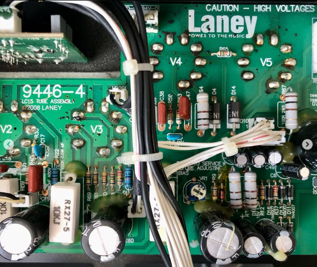 Капитальный тюнинг усилителя Laney LC15-2